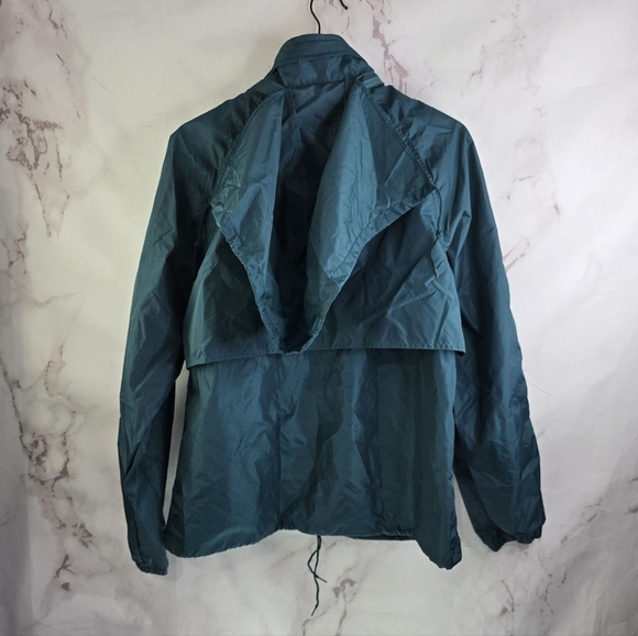 Vintage Eddie Bauer Jacket Men Large Forest Windbreaker Nylon Anorak Sac Jac NOS - Picture 5 of 15